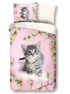 Good Morning Komplet pościeli "Pussycat" w kolorze jasnoróżowym - Pościel dla dzieci - miniaturka - grafika 1
