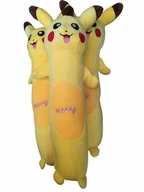 Maskotki i pluszaki - Maskotka Pikaczu Pikachu Pokemon Długa Poduszka 50cm .com - miniaturka - grafika 1