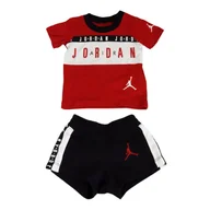 Spodenki dla niemowląt - Komplet niemowlęcy Air Jordan koszulka spodenki r. 50-56cm - 5J5995-023-0-3 - miniaturka - grafika 1
