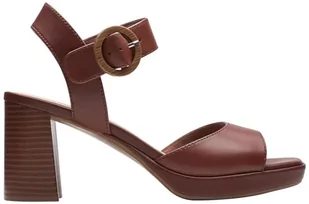 Clarks AmbyrLyn damskie czółenka rubinowe, brytyjska Tan Lea, 37 EU, Brytyjska Tan Lea, 37 EU - Moda i Uroda OUTLET - miniaturka - grafika 1