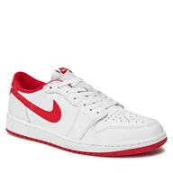 Półbuty męskie - Buty Nike Air Jordan 1 Retro Low CZ0790-161 White/University Red-White - miniaturka - grafika 1