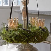 Ozdoby bożonarodzeniowe - Świecznik z bolcem, zestaw 4 szt. Melina - miniaturka - grafika 1