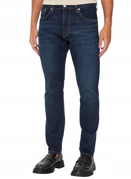 LEVIS JEANSY MĘSKIE PROSTE GRANATOWE KLASYCZNE WYKOŃCZENIE 31/30 1J9A