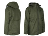 Kurtki damskie - Ocieplana Kurtka Damska z Kapturem 0505 XL Zieleń - miniaturka - grafika 1