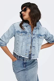 ONLY Damska kurtka ONLEMILY LS Crop Jacket DNM MAE, Light Blue Denim, S, jasnoniebieski (light blue denim) - Kurtki damskie - miniaturka - grafika 1