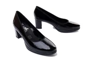 Czółenka - RIEKER 49560-04 black, czółenka damskie - Rieker - miniaturka - grafika 1