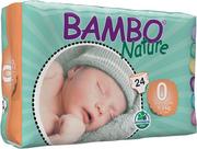 Pieluchy - Bambo Nature Eko Pieluszki  Premature 1-3kg (24szt.), ABENA - miniaturka - grafika 1