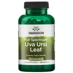 Swanson - Uva Ursi (Mącznica Lekarska), 450mg, 100 kapsułek - Suplementy naturalne - miniaturka - grafika 1