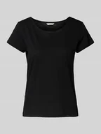 Koszulki i topy damskie - T-shirt o kroju regular fit z czystej bawełny - miniaturka - grafika 1