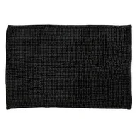 Dywaniki łazienkowe - Dywanik łazienkowy Basic 6 chenille 60 x 40 cm czarny - miniaturka - grafika 1