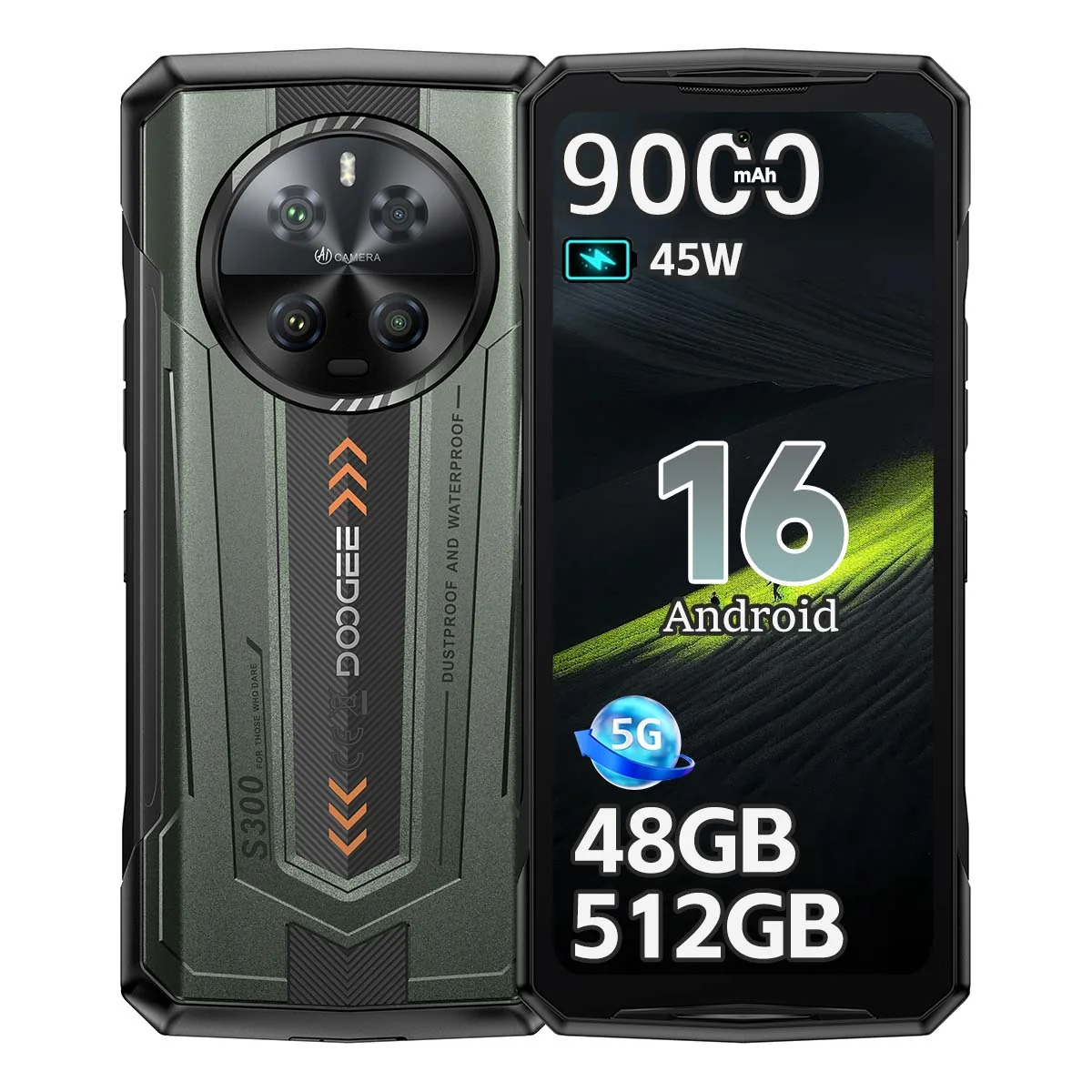 Doogee S300 5G 48GB/512GB Szary