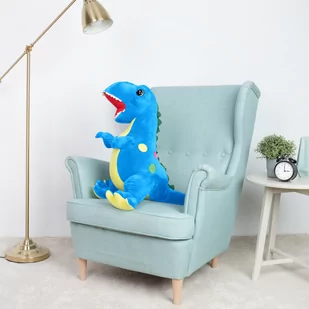 Miś Gustaw, Dinozaur Edi, niebieski, 90cm - Maskotki i pluszaki - miniaturka - grafika 1