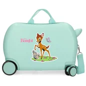 Walizki - Joumma Disney Classic Walizka dziecięca niebieska 45x31x20 cm twarda ABS 24,6 l 2 kg 4 koła bagaż podręczny, Niebieski, walizka dziecięca - miniaturka - grafika 1