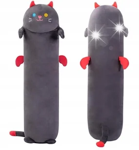 MASKOTKA DŁUGI KOT KOTEK PARÓWKA PLUSZAK PRZYTULANKA ZABAWKA PODUSZKA 50 cm - Maskotki i pluszaki - miniaturka - grafika 1