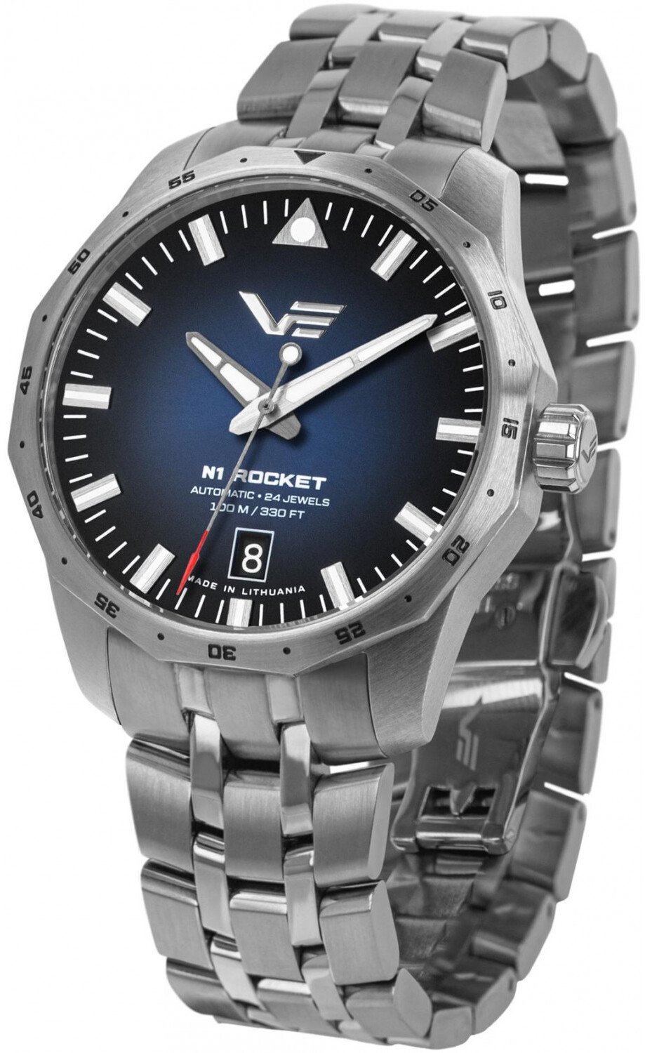 Zegarek męski Vostok Europe NH35A-125A748B srebrny