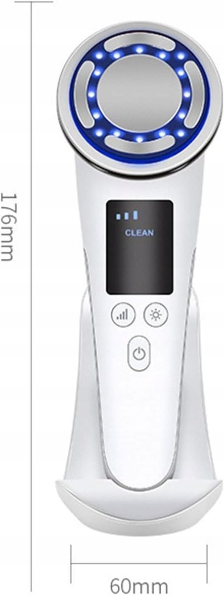 Morilian EMS – Urządzenie kosmetyczne 5w1 LED, masaż, lifting twarzy