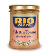 Konserwy i dania rybne - Filety z tuńczyka w oliwie Filetti di Tonno 180g - Rio Mare - miniaturka - grafika 1