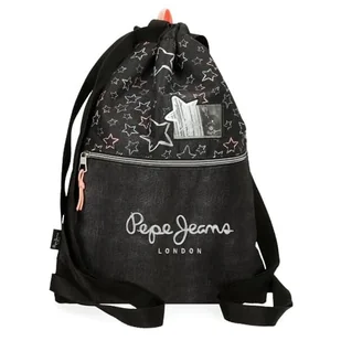 Pepe Jeans Cintia Plecak Torba Czarny 35x46 cm Poliester by Joumma Bags - Torebki damskie - miniaturka - grafika 1