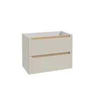 Szafki łazienkowe - Szafka pod umywalkę wisząca 80x45.1x60 cm Stilla kaszmirowa mat - miniaturka - grafika 1