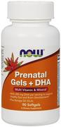 Witaminy i minerały - Now Foods Prenatal Gels + DHA 90 Kapsułek - miniaturka - grafika 1