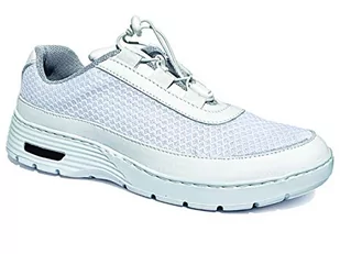 Gima - Profesjonalne buty HF100, trampki, unisex, antypoślizgowe, antystatyczne, wodoodporne i ultralekkie, wykonane z oddychającej tkaniny z mikrofibry, z elastycznymi koronką, białym kolorem, - Skarpetki dla dzieci - miniaturka - grafika 1