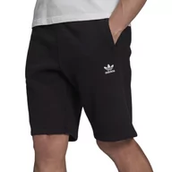 Spodnie sportowe męskie - Spodenki adidas Originals Adicolor Essentials Trefoil H34681 - czarne - miniaturka - grafika 1