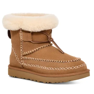 UGG Botki Damskie W Classic Mini Alpine Chestnut-41 - Botki damskie - miniaturka - grafika 1
