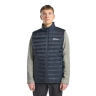 Kamizelki męskie - Męska kamizelka puchowa Jack Wolfskin PILVI DOWN VEST M RDS midnight sky - L - miniaturka - grafika 1