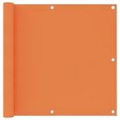 Parawany - vidaXL Parawan balkonowy, pomarańczowy, 90x500 cm, tkanina Oxford vidaXL - miniaturka - grafika 1