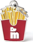 Odblaski i adresówki - Zawieszka Adresówka Identyfikator z grawerem dla psa i kota frytki - miniaturka - grafika 1