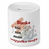 Skarbonki - Skarbonka Dla Blanki na Urodziny na Prezent z Nadrukiem ze Zdjęciem - miniaturka - grafika 1