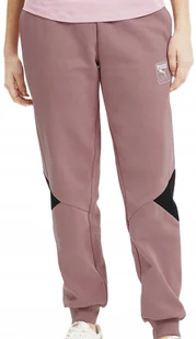 Spodnie dresowe damskie Puma Rebel Pants S różowe - Spodnie męskie - miniaturka - grafika 1