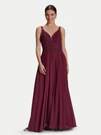 Sukienki - Hey Kyla Sukienka wieczorowa 5AI070HK Bordowy Regular Fit - miniaturka - grafika 1