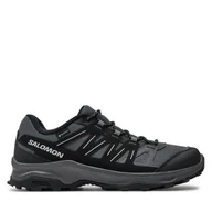 Buty trekkingowe męskie - Trekkingi Salomon Grivola Gore-Tex L47605900 Szary - miniaturka - grafika 1