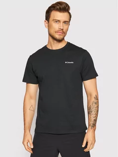 Koszulki męskie - Columbia T-Shirt North Cascades 1834041 Czarny Regular Fit - grafika 1