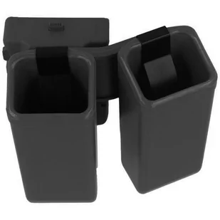 ESP - Ładownica na dwa magazynki 9 mm / .40 - Montaż zaciskany do pasa UBC-01 - Czarny - MH-MH-04 BK - Odzież taktyczna i umundurowanie - miniaturka - grafika 4