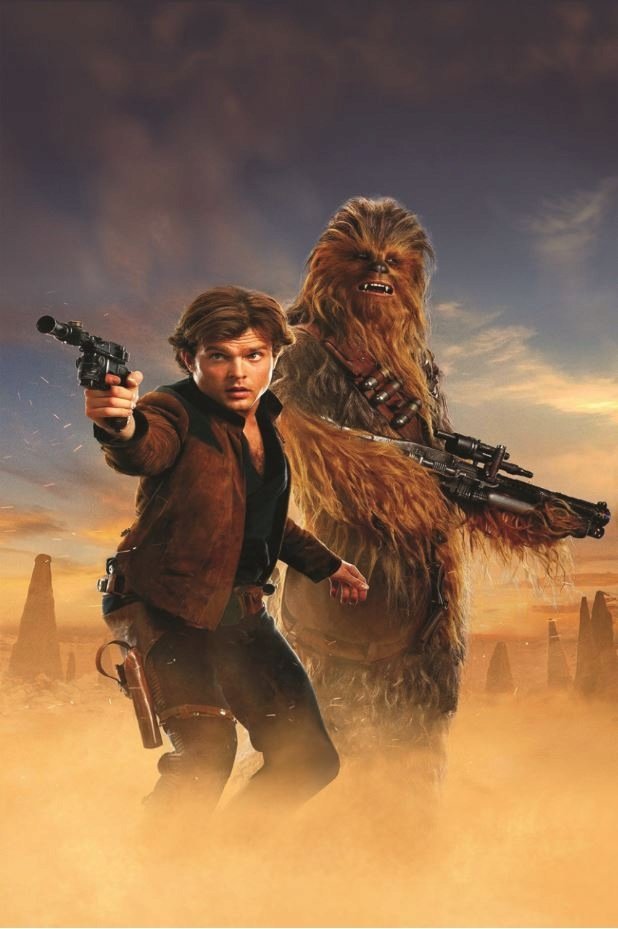 PUZZLE Star Wars Gwiezdne Wojny Han Solo A3 252 el z Nadrukiem+IMIĘ Pudełko