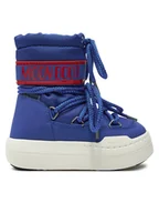 Buty dla chłopców - Moon Boot Śniegowce Junior Park Boot 80D3440020 Niebieski - miniaturka - grafika 1