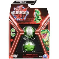 Figurki dla dzieci - Bakugan Titanium Trox Zielony figurka bitewna transformująca + karty - miniaturka - grafika 1