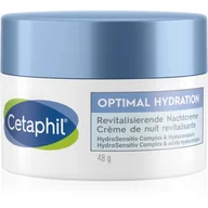 Kremy do twarzy - CETAPHIL Optymalnie nawilżający krem na noc, 48 g, nawilża skórę twarzy przez 24 godziny, wzmacnia barierę skóry i redukuje zmarszczki suchości, z gliceryną, kwasem hialuronowym i olejkiem jojoba - miniaturka - grafika 1