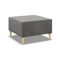 Pufy i podnóżki - Pufa, podnóżek, Blank Kronos, 71x71x40 cm, jasny szary - miniaturka - grafika 1