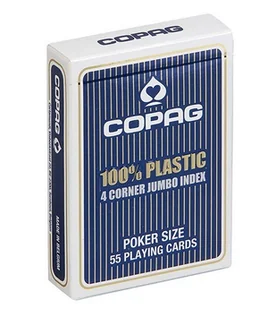 Copag Karty do pokera Copag Jumbo 4 rogi Blue - Zestawy do pokera - miniaturka - grafika 8