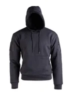 Bluzy męskie - Mil-Tec Bluza Taktyczna z Kapturem Czarna - 3XL - miniaturka - grafika 1