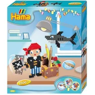 Prace ręczne dla dzieci - Hama 3251 - PIRACI - koraliki midi - miniaturka - grafika 1