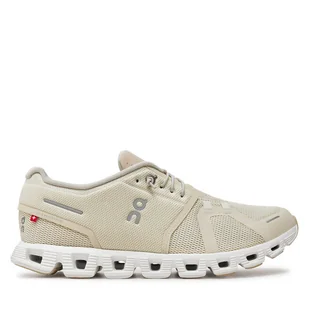 Buty do biegania On Cloud 5 Waterproof 5997768 Beżowy - Buty sportowe męskie - miniaturka - grafika 1
