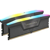 Pamięci RAM - Corsair Vengeance RGB CMH64GX5M2B6000Z28 moduł pamięci 64 GB 2 x 32 GB DDR5 6000 MHz - miniaturka - grafika 1