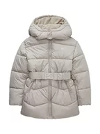 Kurtki i płaszcze dla dziewczynek - TOM TAILOR Dziewczęta Dziecięca kurtka zimowa z paskiem 1033338, 30026 - Cloud Grey, 92-98 - miniaturka - grafika 1