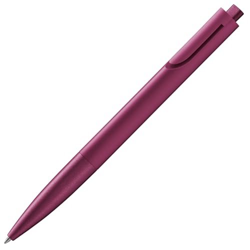 Lamy Noto burgundy długopis – purystyczny długopis z obudową z tworzywa sztucznego w kształcie trójkąta – klips powstaje z konturu obudowy – w zestawie wkład o dużej pojemności M 16 o szerokości