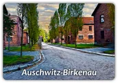 Magnesy - AUSCHWITZ BIRKENAU - Budynki - Oświęcim - UNESCO - Magnes na lodówkę - miniaturka - grafika 1