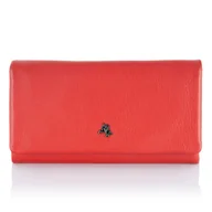 Portfele - Duży wielokolorowy portfel damski Visconti CM-72 - czerwony - miniaturka - grafika 1